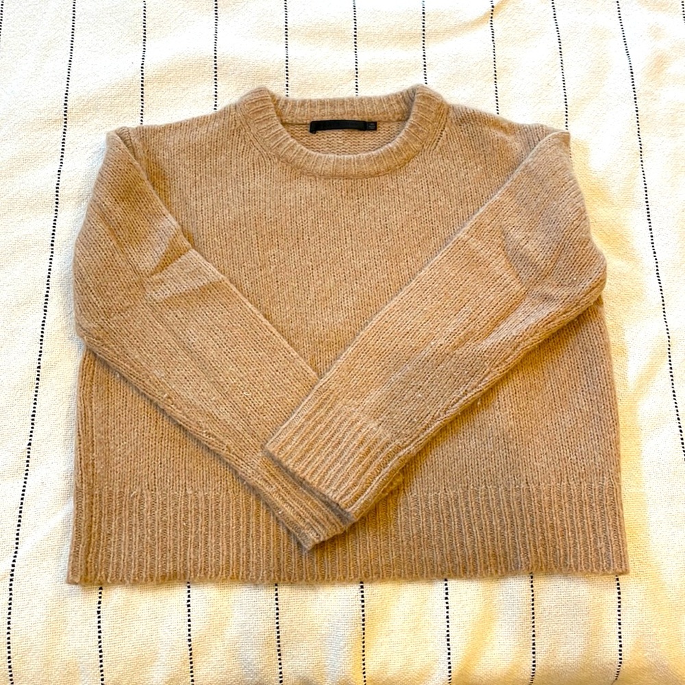 Jenni Kayne Atlas Pullover Sweater Merino Wool Cashmere Crewneck XS EUC